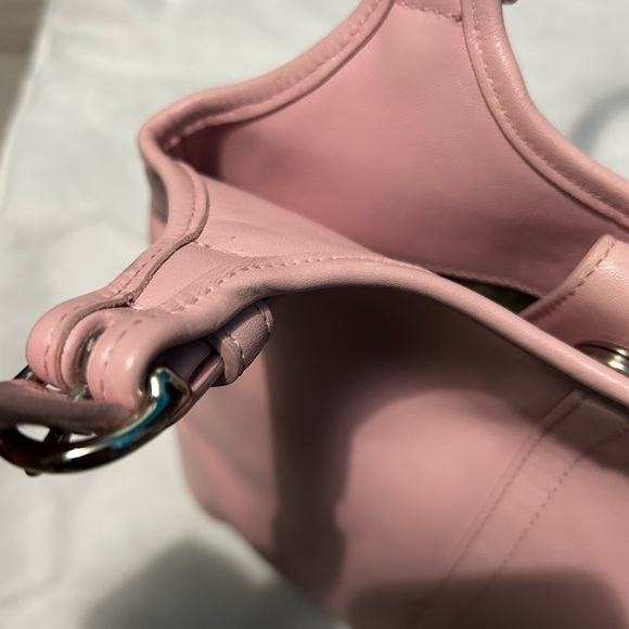 Coach Baby Pink Leather Shoulder Bag - Picture 12 of 15